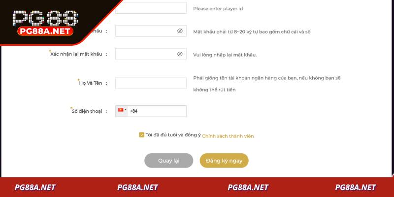 Đăng Ký PG88 Chỉ Trong 3 Bước – Trải Nghiệm An Toàn
